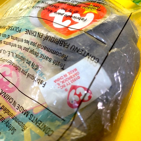 Ty BEANIE BABIES VTG 1999 NWT MCDONALDS HAPPY MEAL TOY #2 ANTSY ANTEATER SEALED - Picture 6 of 6